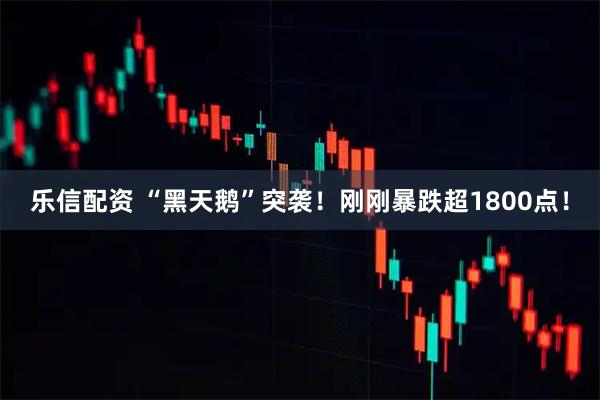 乐信配资 “黑天鹅”突袭！刚刚暴跌超1800点！