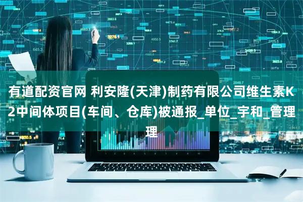有道配资官网 利安隆(天津)制药有限公司维生素K2中间体项目(车间、仓库)被通报_单位_宇和_管理