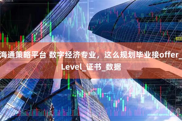 海通策略平台 数字经济专业，这么规划毕业接offer_Level_证书_数据
