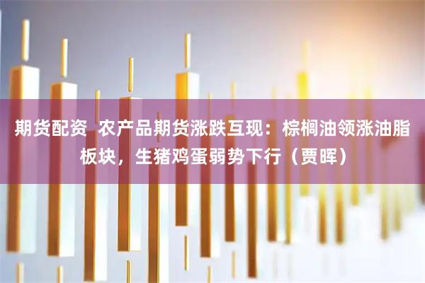 期货配资  农产品期货涨跌互现：棕榈油领涨油脂板块，生猪鸡蛋弱势下行（贾晖）